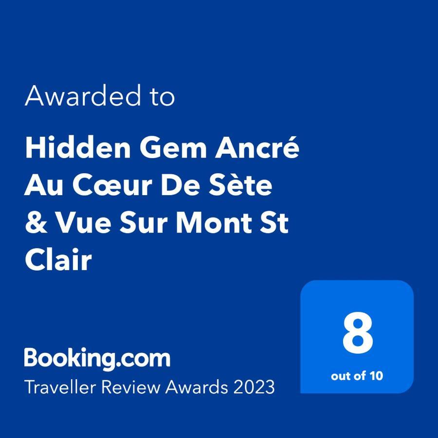 Hidden Gem Au Coeur De Sete & Vue Sur Mont St Clair Apartment Exterior photo